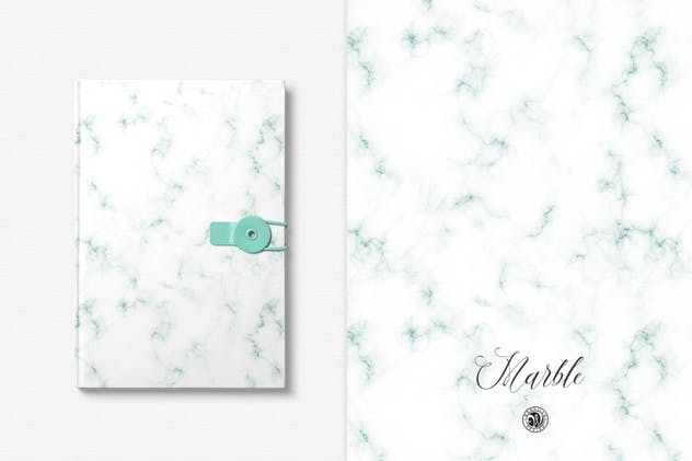 12款高档大理石肌理纹理素材 Seamless Marble Patterns插图(3)