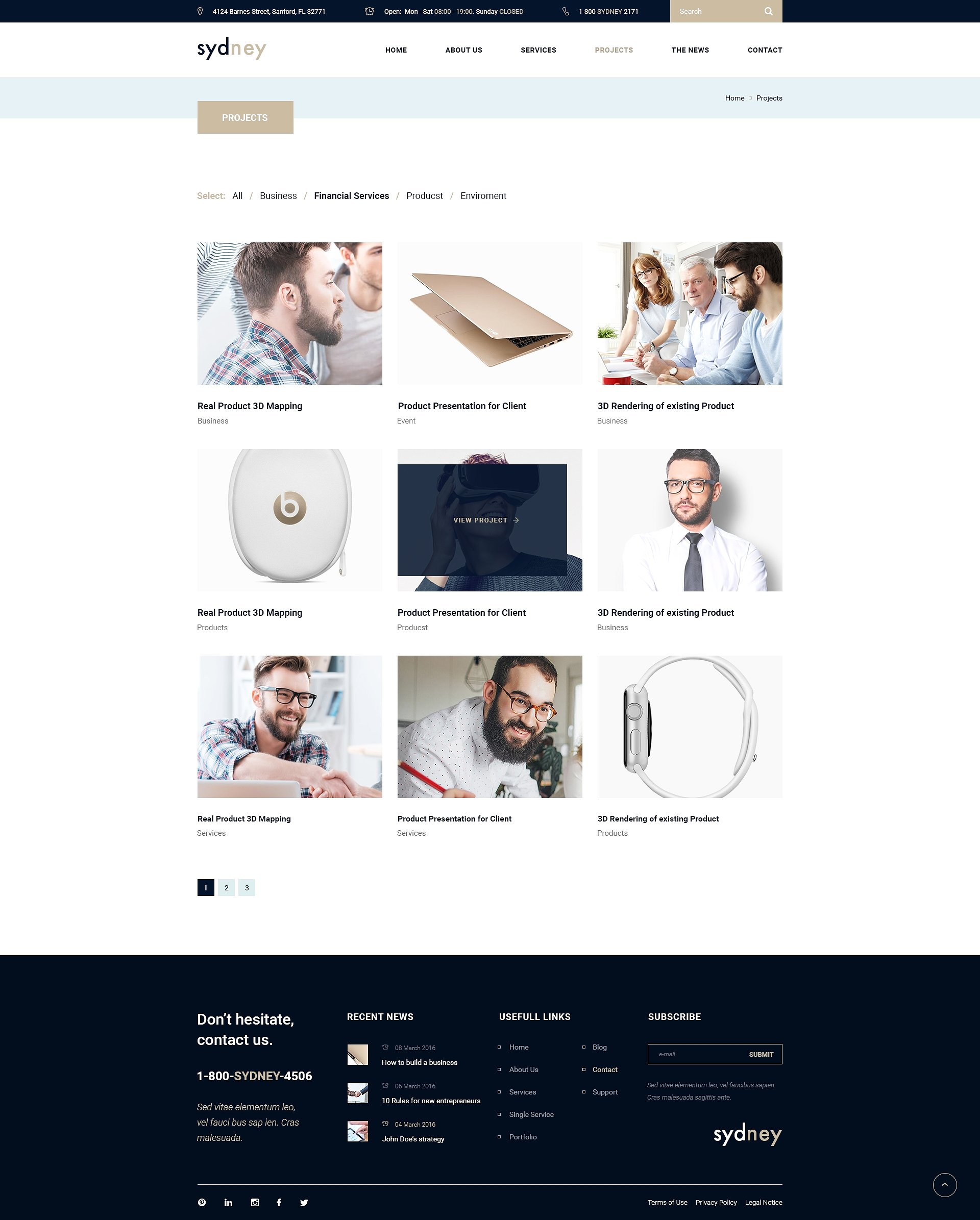 金融咨询类企业网站 PSD 模板 Sydney- Premium Finance Business PSD插图(9)