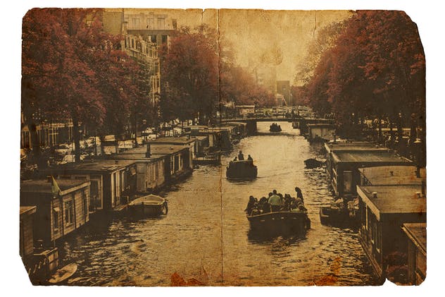 复古旧电影老照片样机模板 Vintage Photo Effects插图(6)