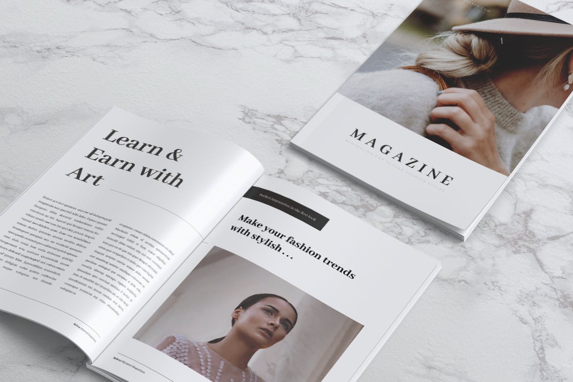 高端优雅时尚服饰杂志版式设计模板 BELEZA Fashion Magazines插图(13)