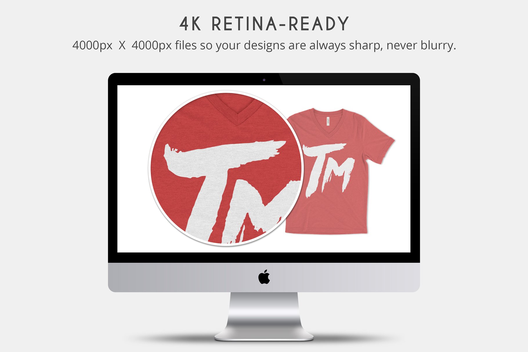 V领T恤样机模板 Bella Canvas 3415 V-Neck Mockups插图(3)