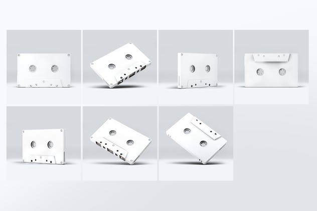 音乐卡带外观设计样机 Cassette Tape Mock-Up插图(2)