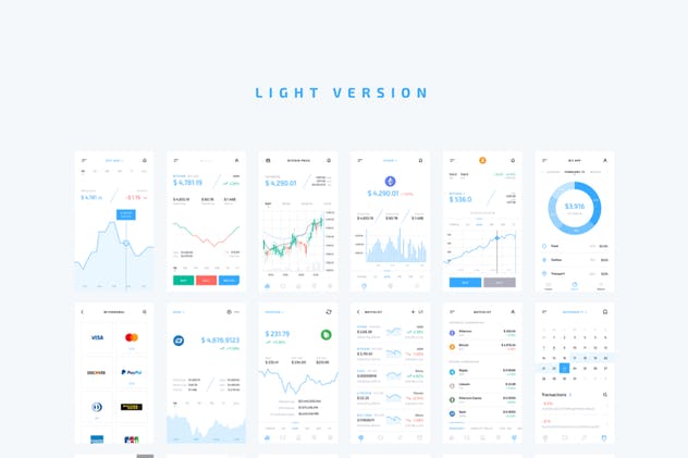 加密电子钱包数字货币APP UI套件 Crypto Mobile UI Kit插图(3)