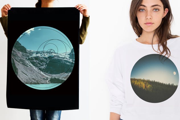 20个圆形图像图层蒙版效果模板 Circular Image Masks插图(9)