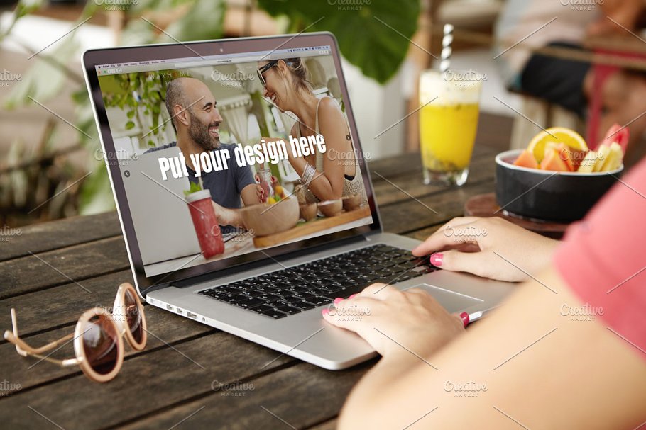 小资范场景 Macbook 样机 MacBook Screen Mockups插图(1)