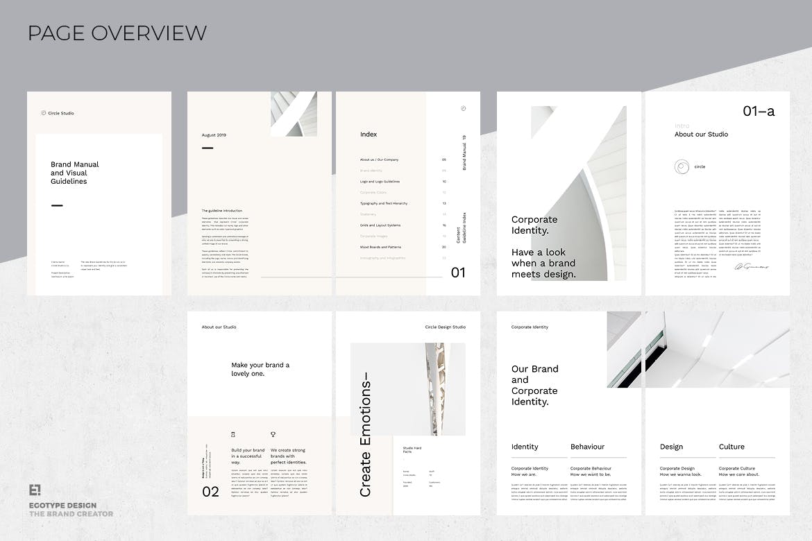 经典实用企业品牌指南手册设计模板 Brand Guidelines插图(11)
