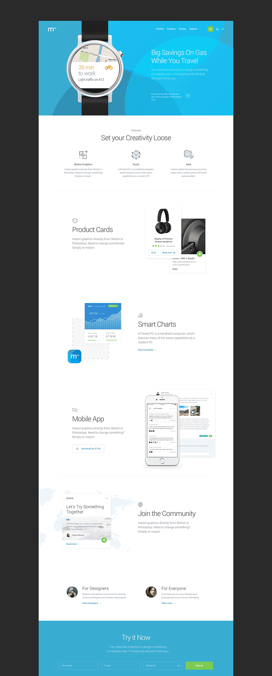素材库下午茶：完美的网页UI／UX 界面套装素材下载[PSD]插图(11)