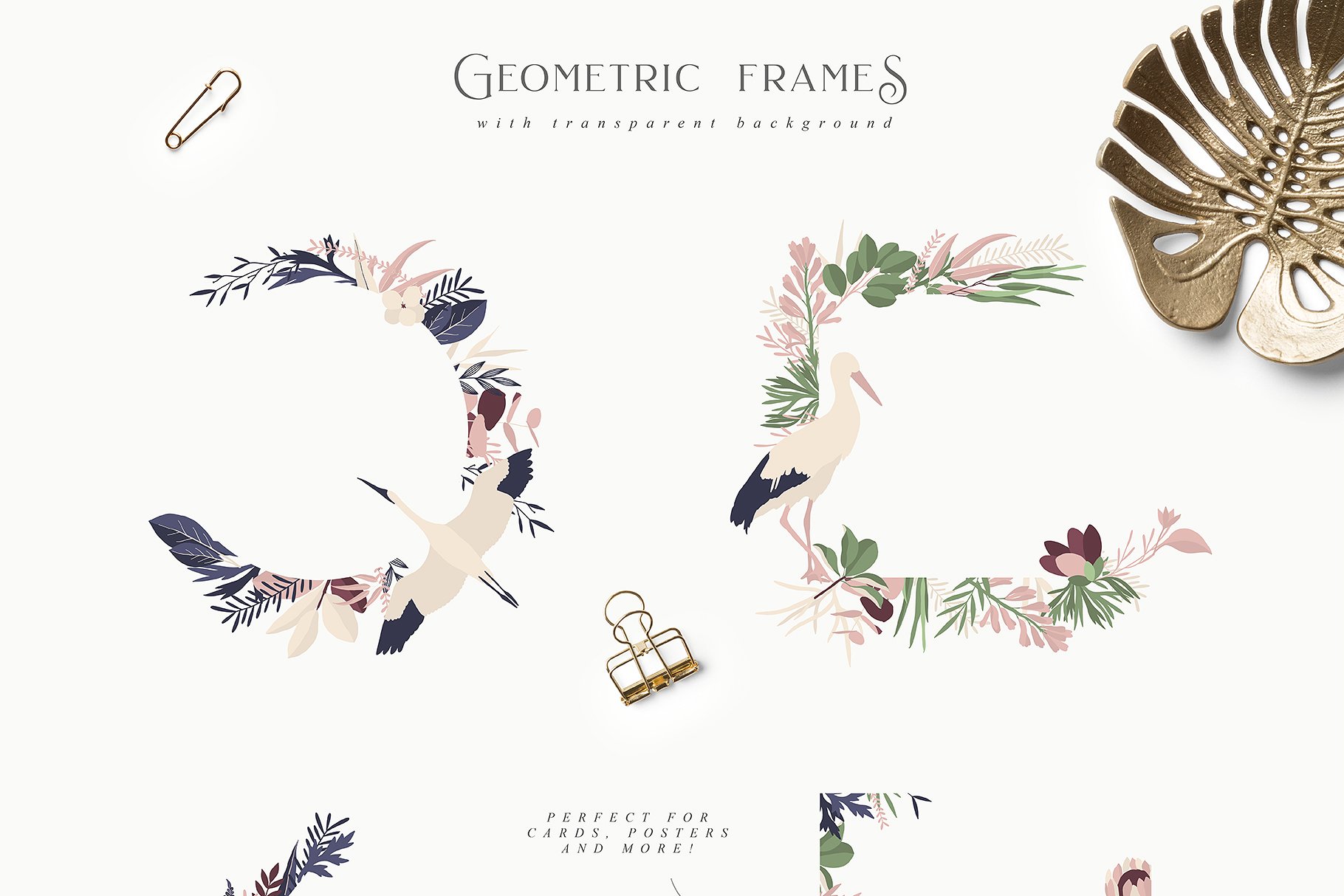 花家集-浪漫主题水彩设计素材包 Maison de Fleurs Collection插图(5)