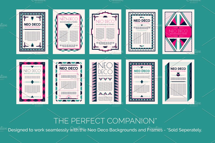 现代几何图案无缝纹理 Modern Geometric Seamless Patterns插图(4)