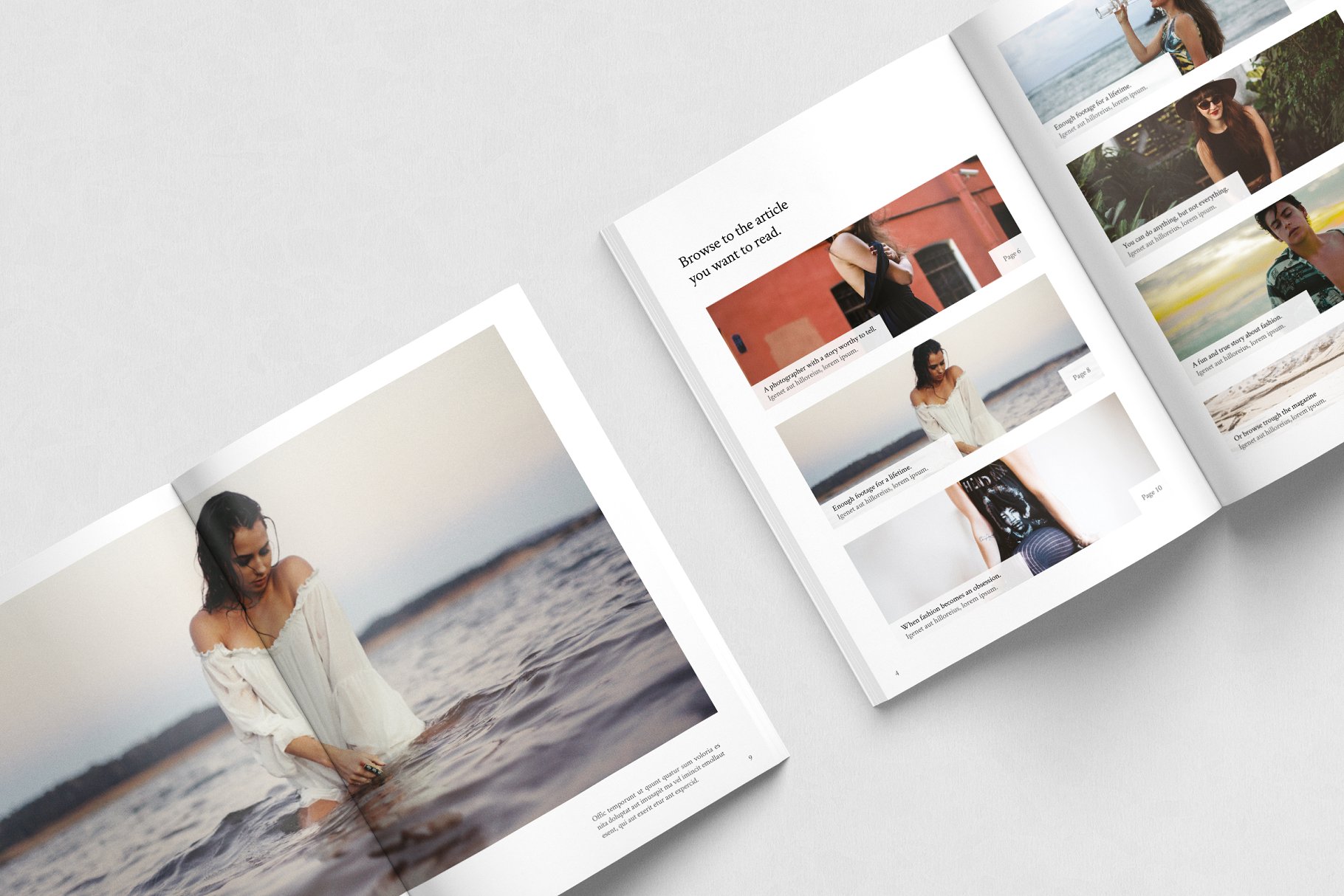 现代简约杂志版式设计模板 Copenhagen Magazine Template插图(6)