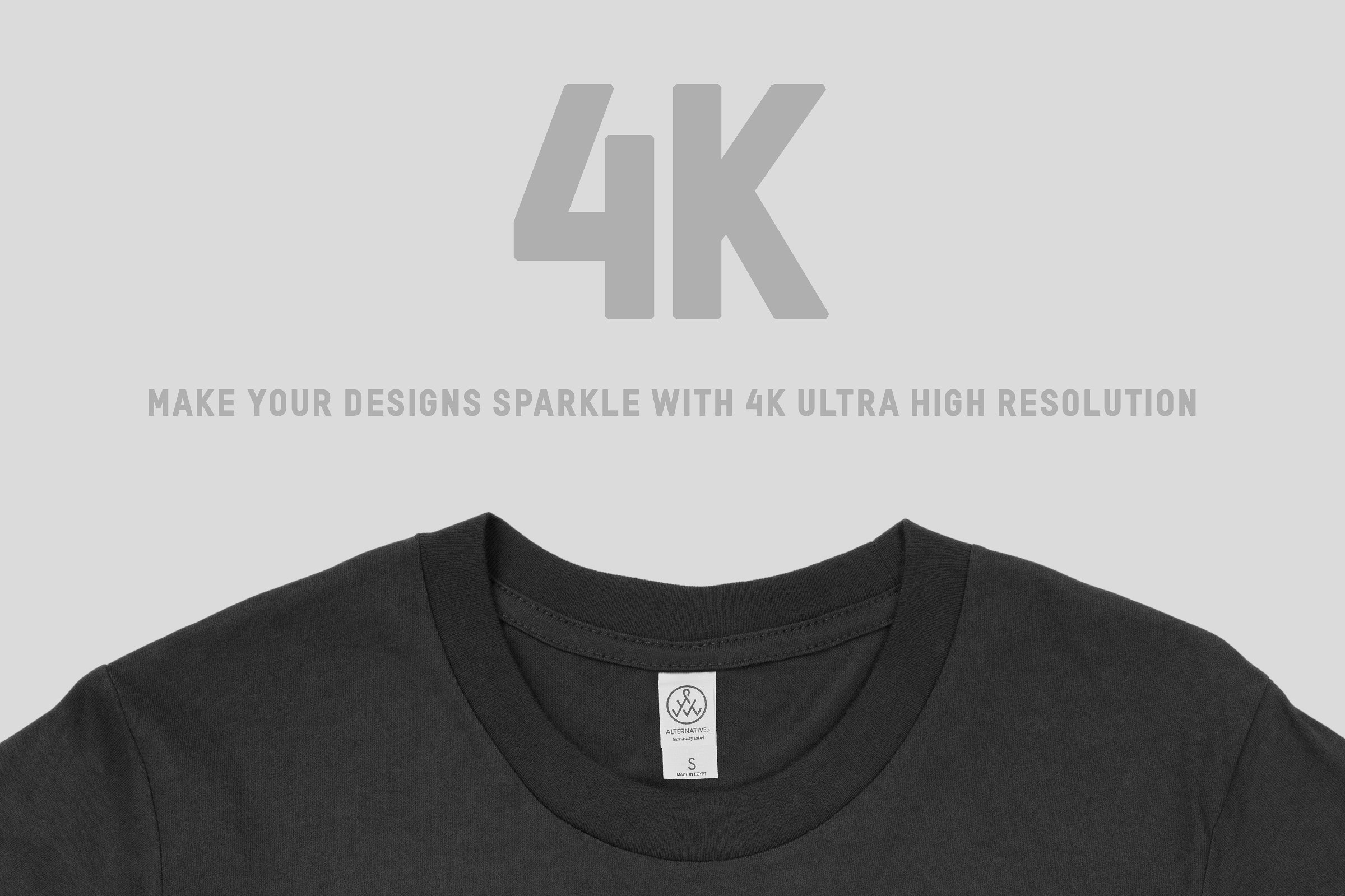 男士夏季T恤服装样机 Alternative 1070 Men’s T-Shirt Mocks插图(2)