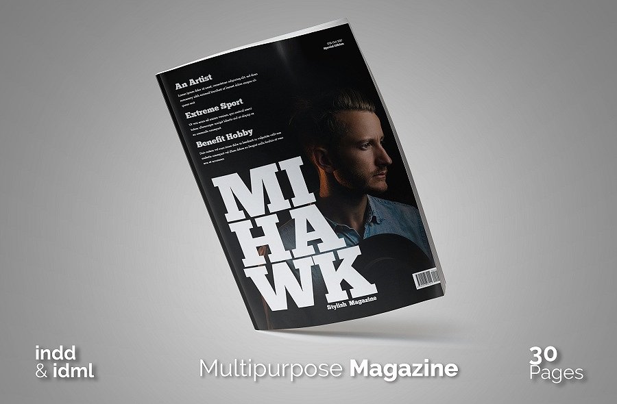 30页时尚多用途的Indesign杂志模板下载[indd]插图
