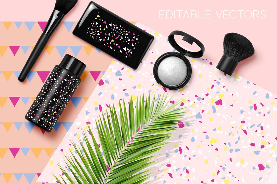 派对主题无缝图案纹理 Party Seamless Vector Patterns插图(3)