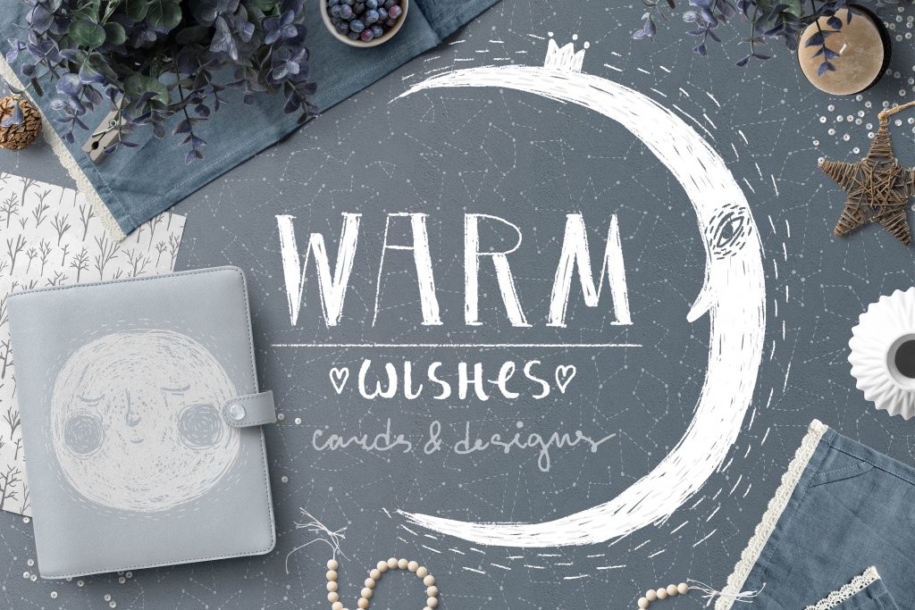 一组温暖恬静风格图形打包下载[psd,png]插图