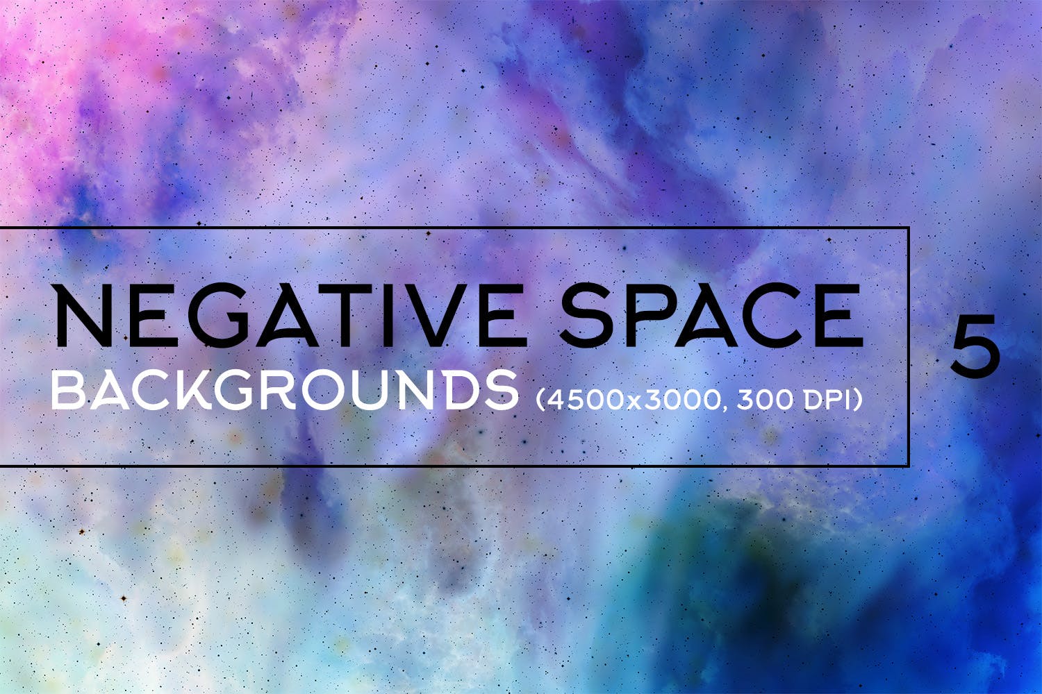 负空间水彩肌理纹理素材库精选背景包v5 Negative Space Backgrounds Vol.5插图