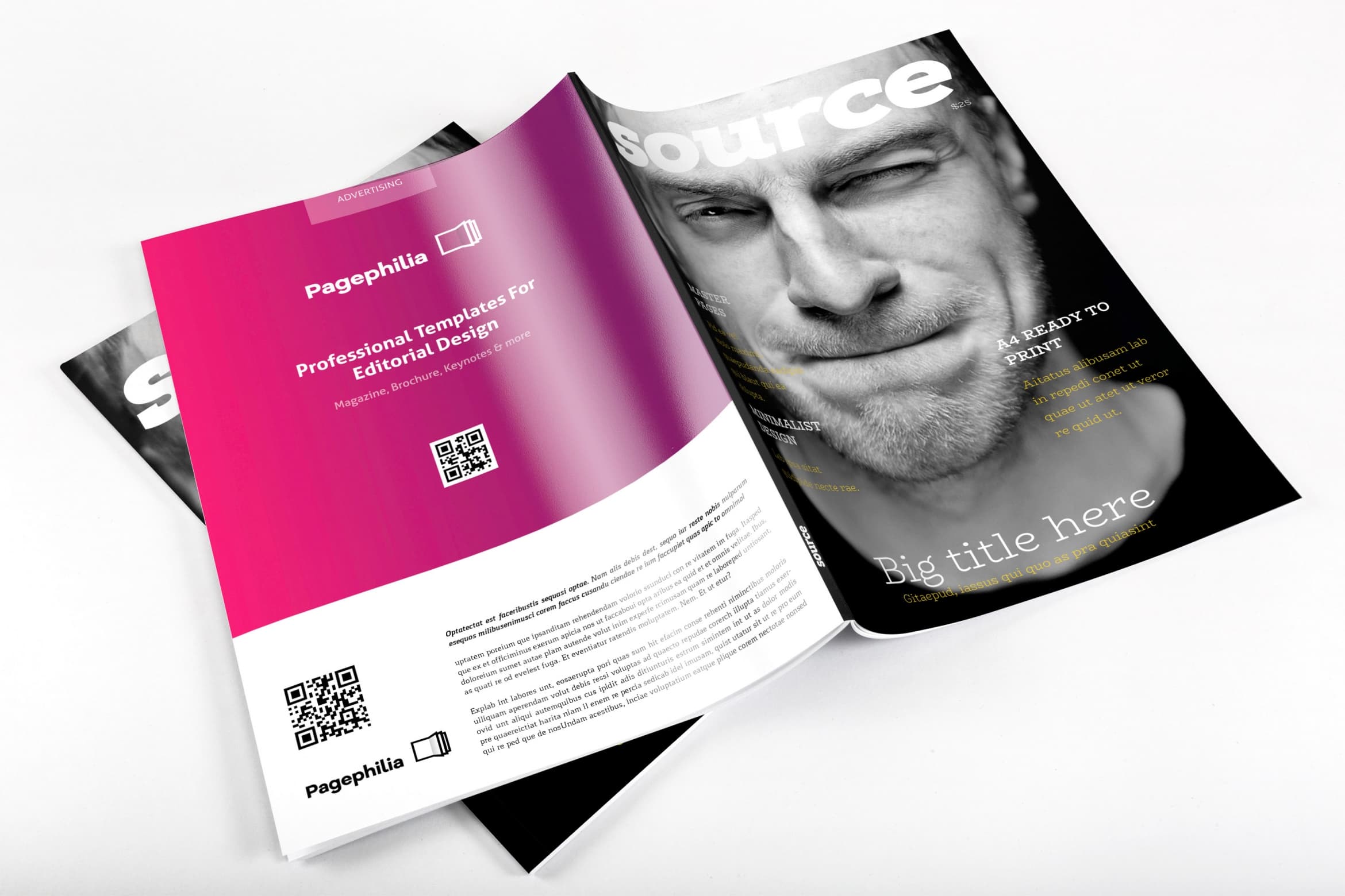 风景旅行类杂志模板 Source Magazine（InDesign CC）插图