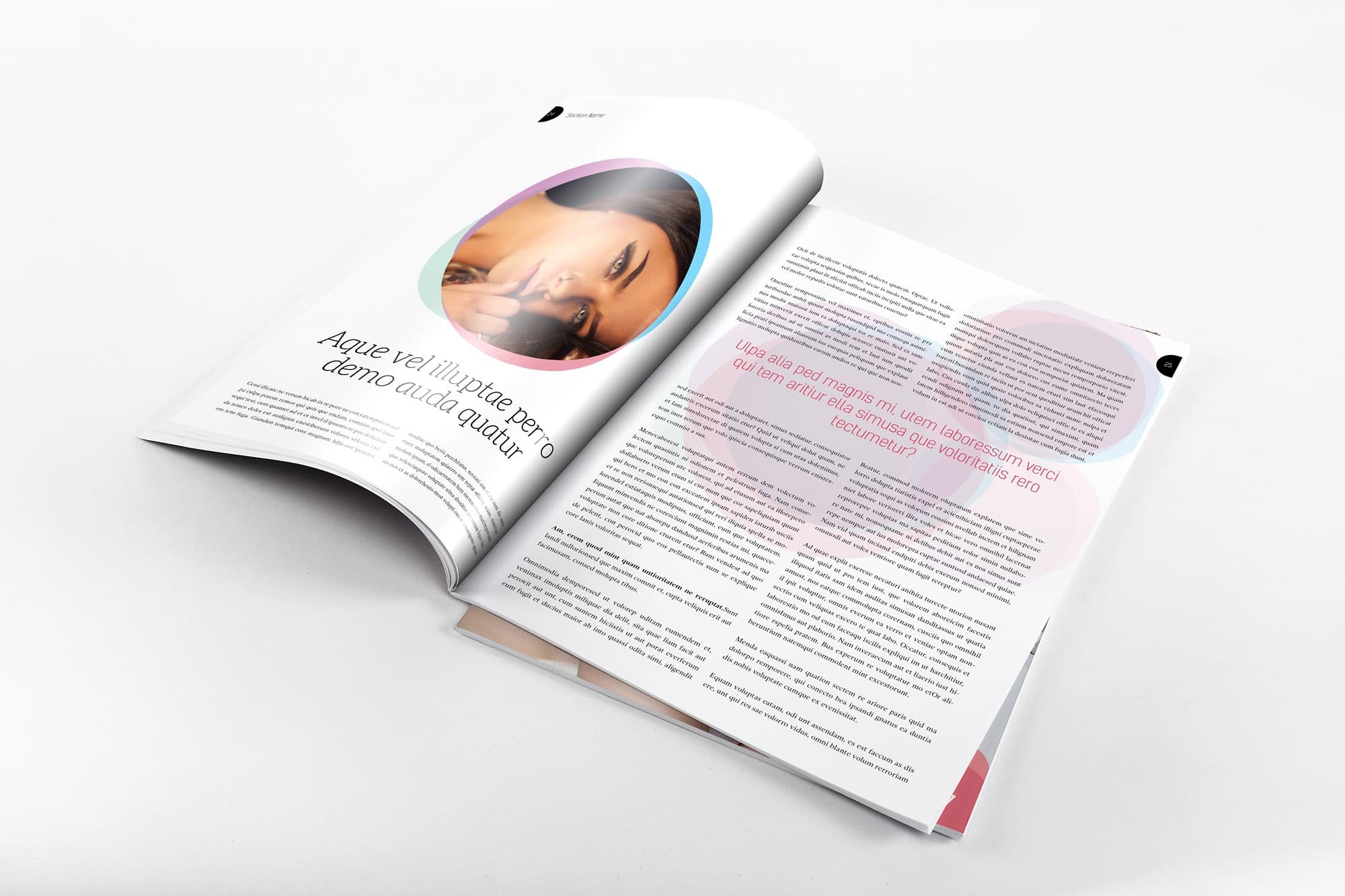 时尚美容化妆类杂志模板-Guide Magazine Template（InDesign CC）插图(1)