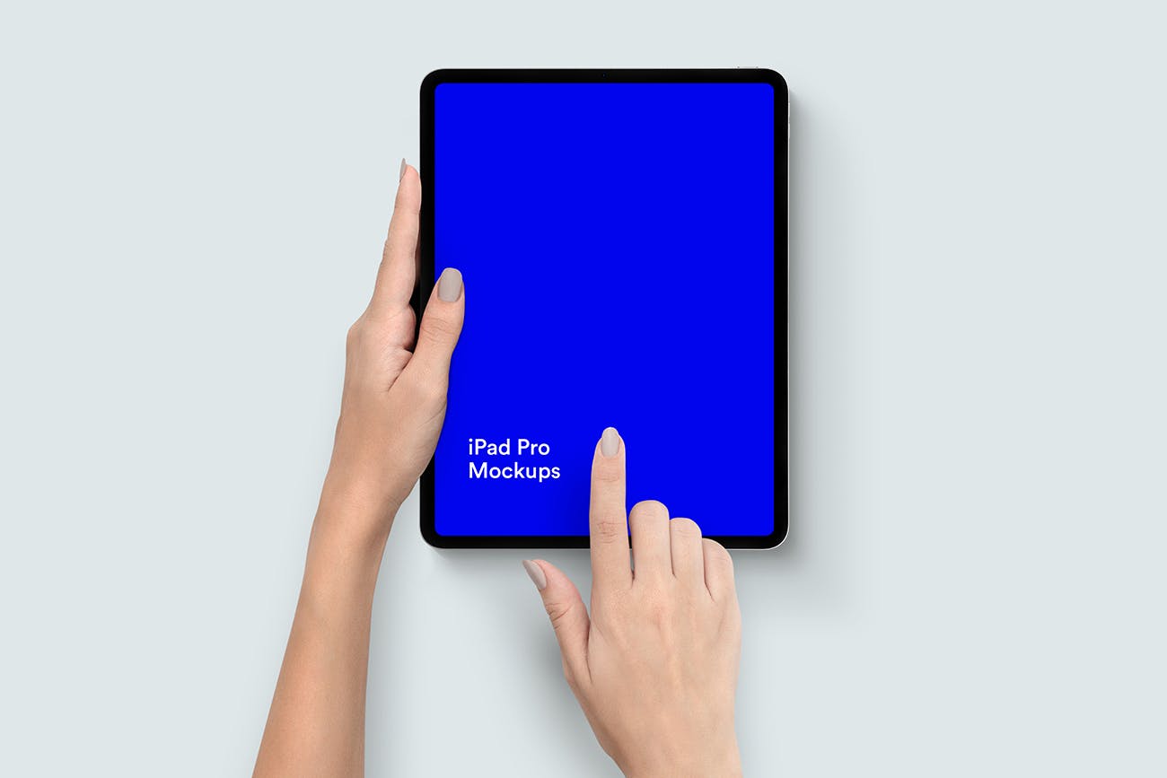 iPad平板电脑屏幕操作演示样机模板 iPad Website Mock-Up插图(4)