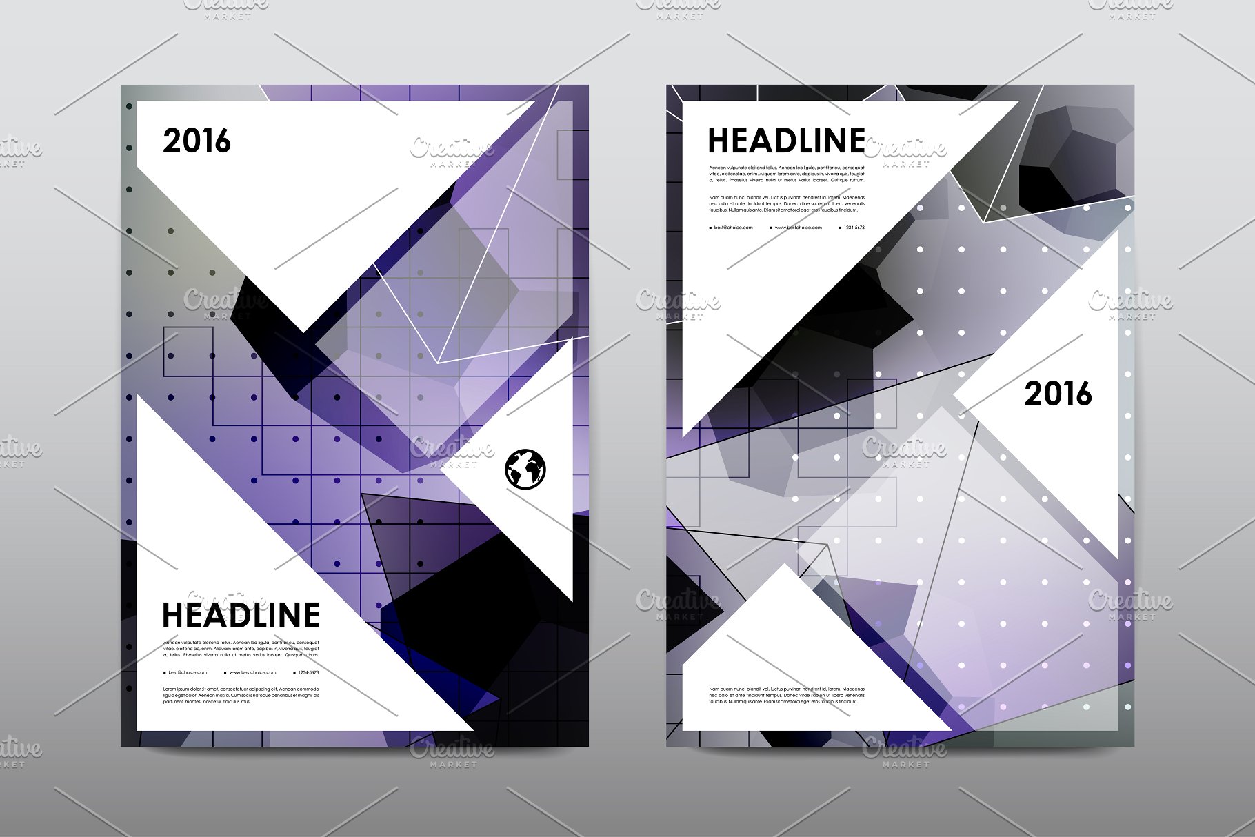 极力推荐：50+企业商业介绍宣传小册子模板 50+ Business Brochures Bundle插图(8)