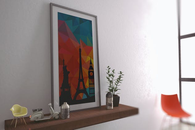 画廊艺术作品画框样机模板Vol.1 Picture Art Mockup [Vol 1]插图(4)