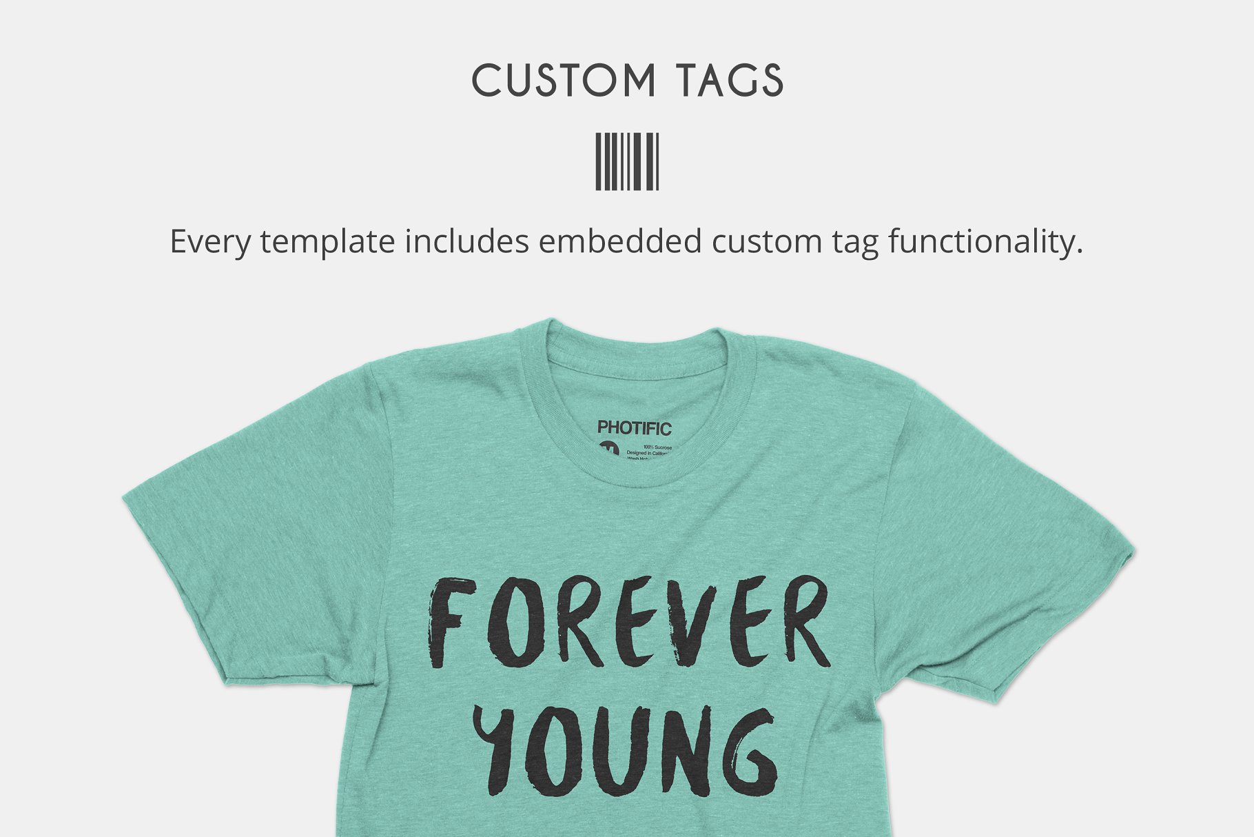 男士T恤样机模板 Tri-Blend T-Shirt Mockups插图(4)