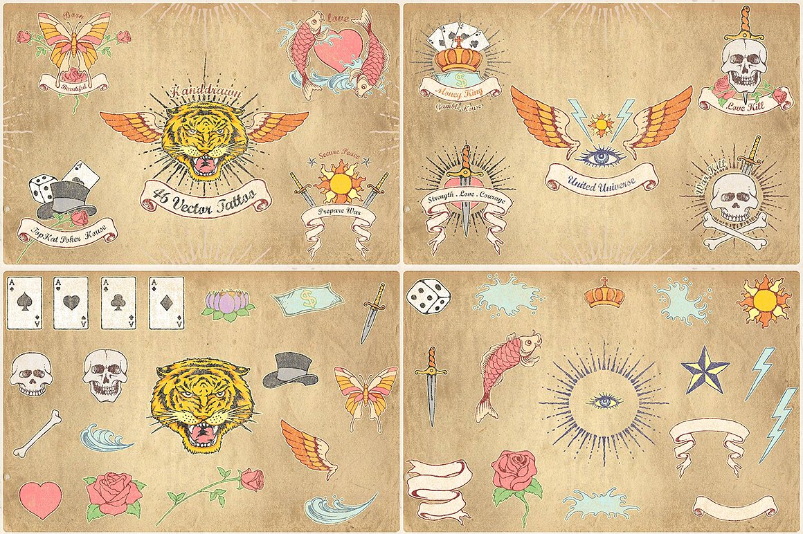 素材库下午茶：高品质的600+复古风格矢量logo标志标签大集合插图(18)