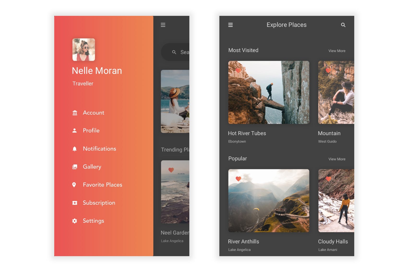 旅游/旅行APP界面设计UI套件Figma模板 Sair – Tour & Travel Figma UI Kit插图(5)