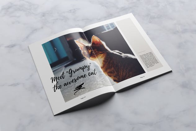 创意时尚生活方式杂志设计INDD模板 Creative Magazine插图(8)