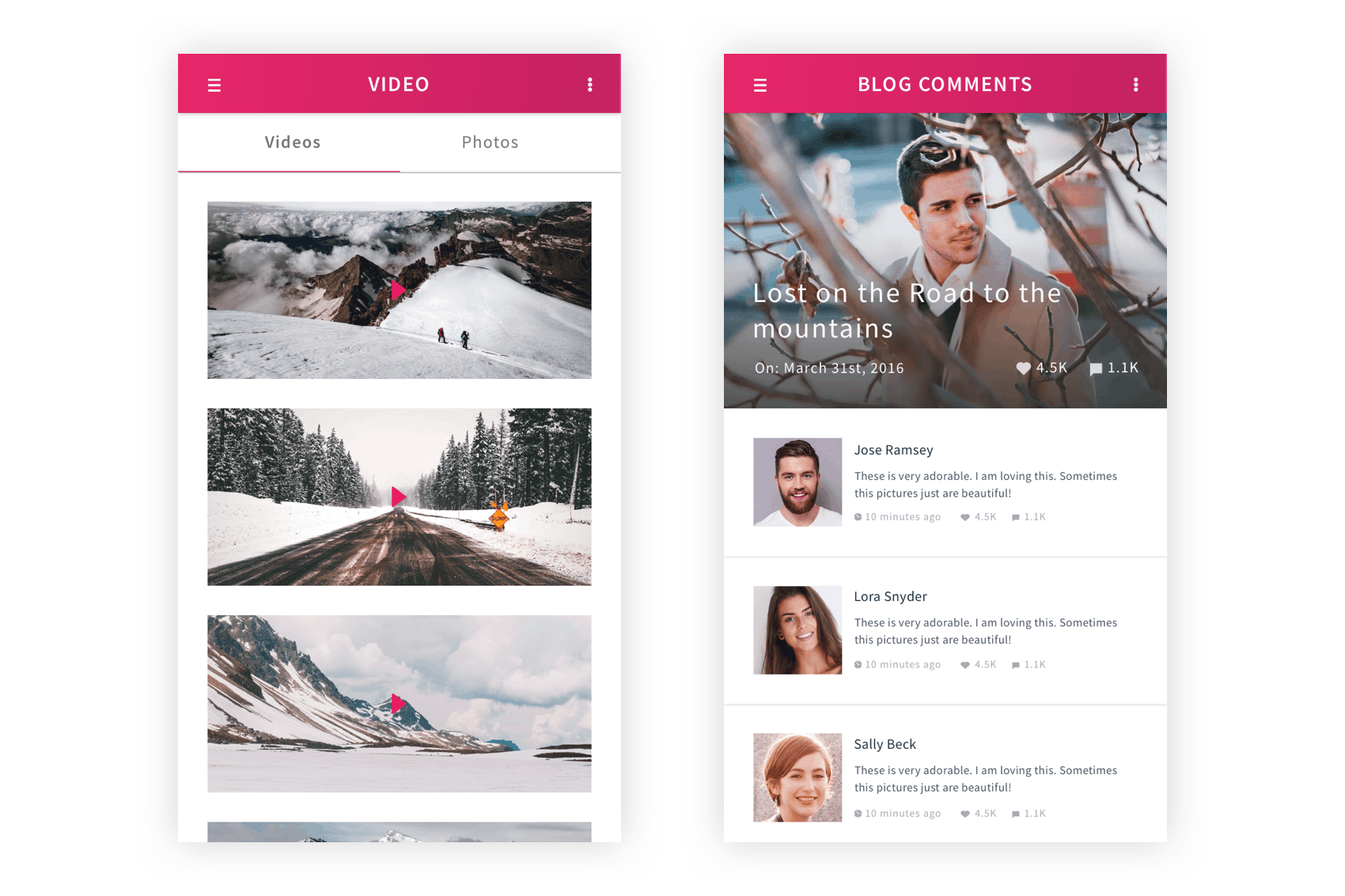 社交媒体&社交分享主题APP应用SKETCH设计套件 Sushy – Social Media Ui Kit for Sketch App插图(3)