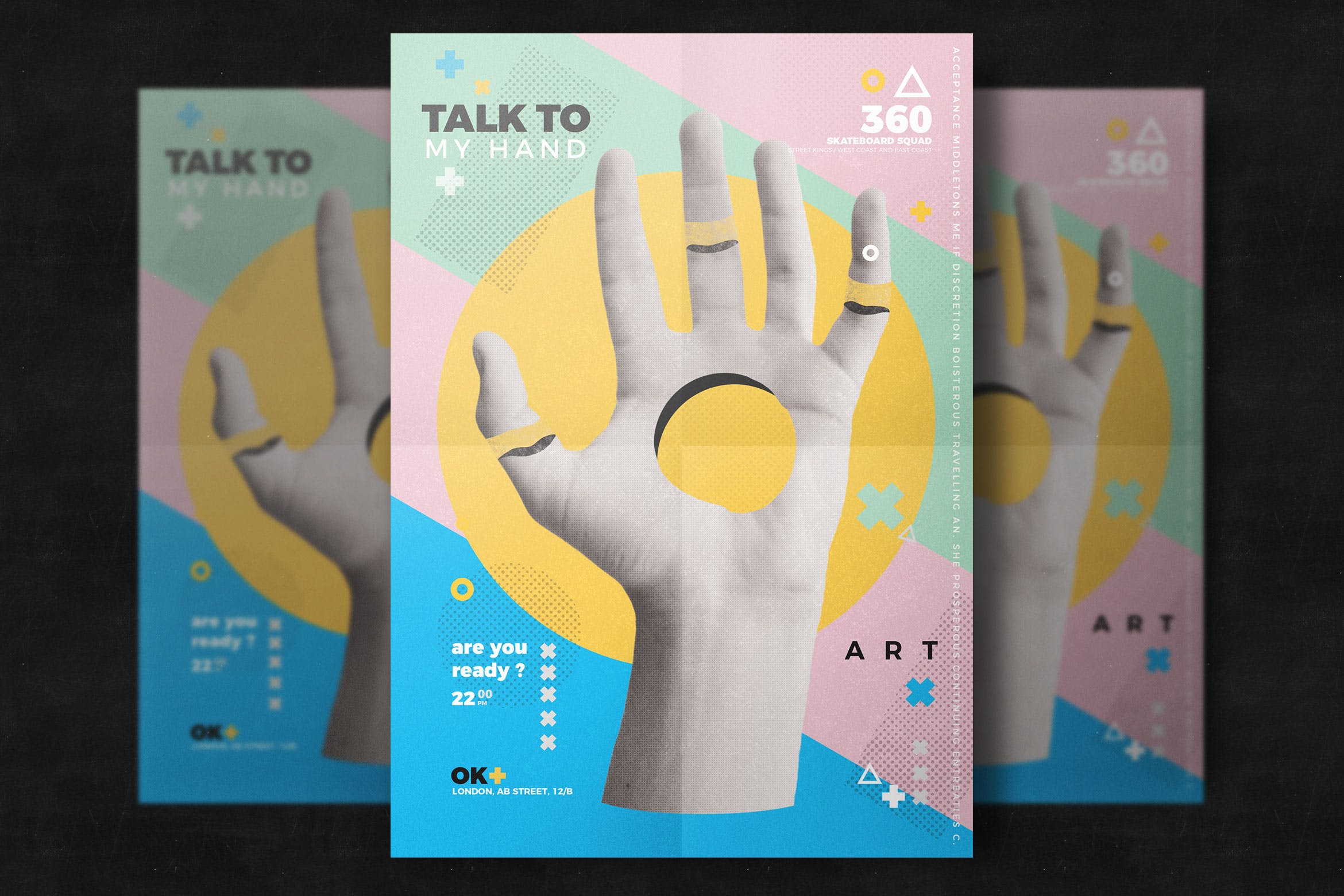 创意超现实设计风格海报传单模板 Creative Surreal Flyer Template插图