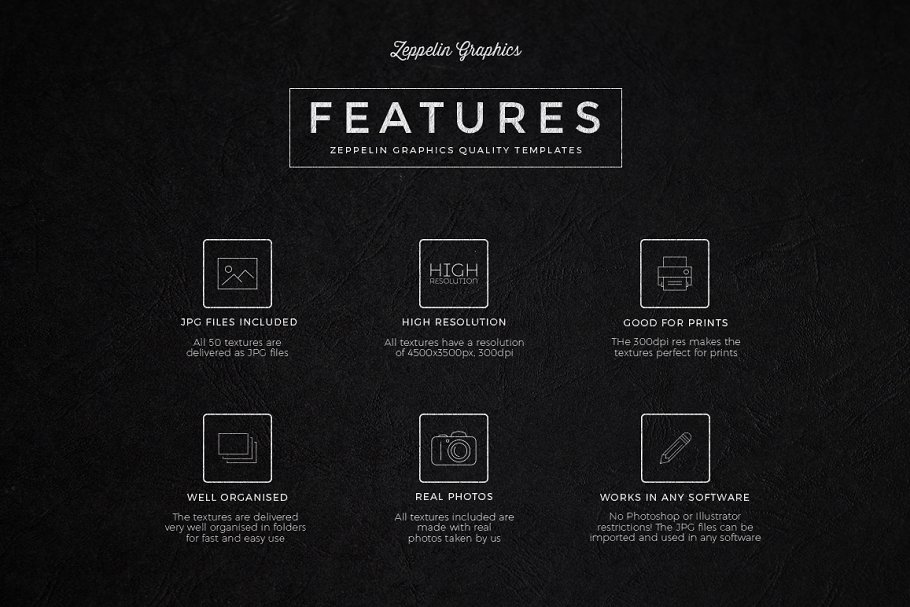 50款各种配色和材质纸张纹理 50 Paper Textures Set插图(9)