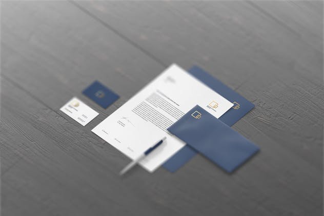 品牌宣传办公用品样机模板 Stationary / Branding Mock-Up插图(8)
