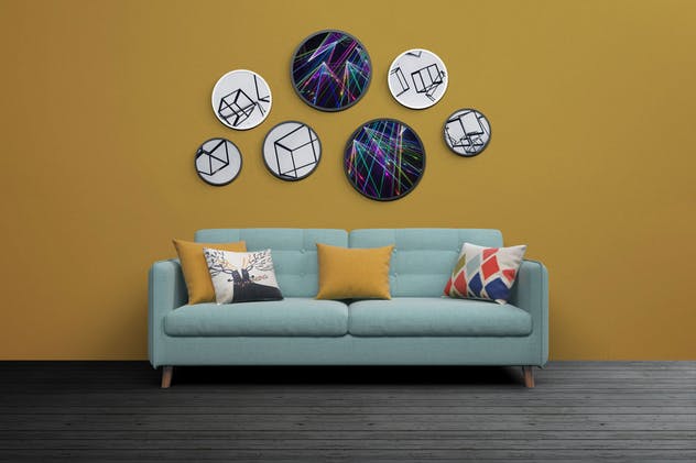 欧式室内设计效果图场景样机 Mockup Interior Scene Creator – MK2插图(2)