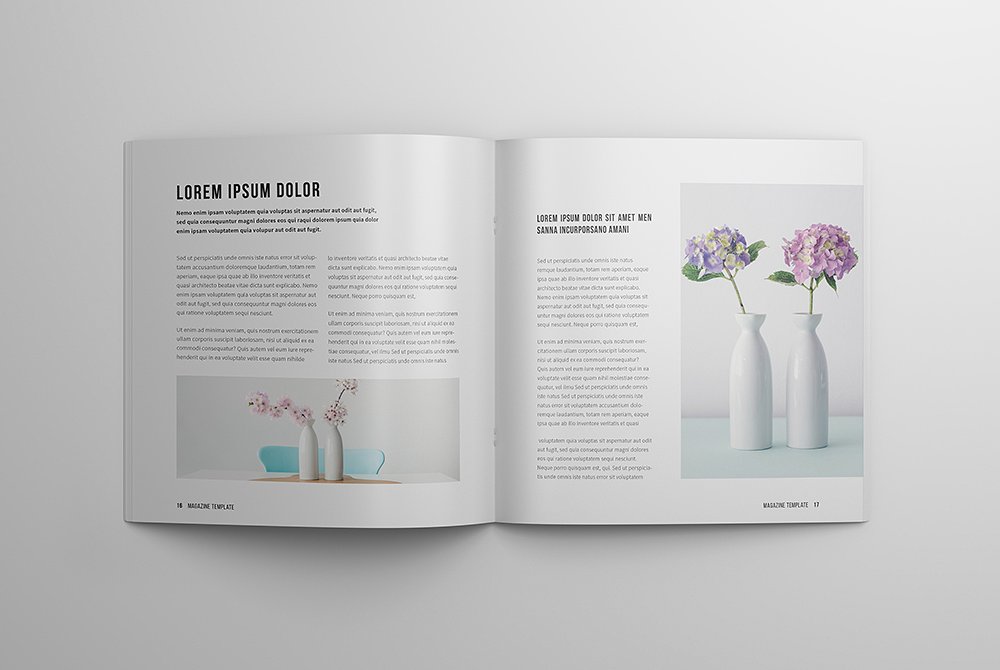 美丽的多用途简约杂志画册模板indd插图(7)