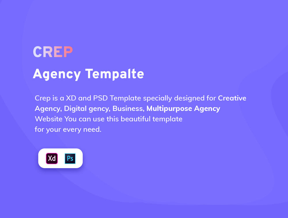 素材库下午茶：精美创意的代理网站UI设计素材库精选模板[XD,PSD]插图(4)