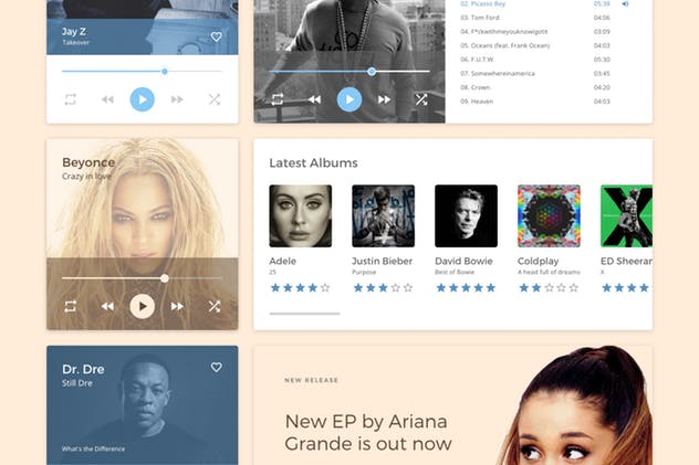精心制作适用于Adobe XD的UI/UX应用设计套件。 Dreamy UI Kit for Adobe XD插图(3)