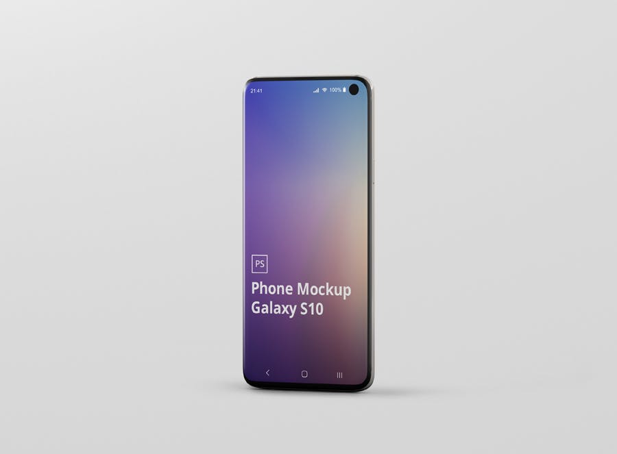 三星Galaxy S10智能手机素材库精选样机模板 Phone Mockup Galaxy S10插图(9)