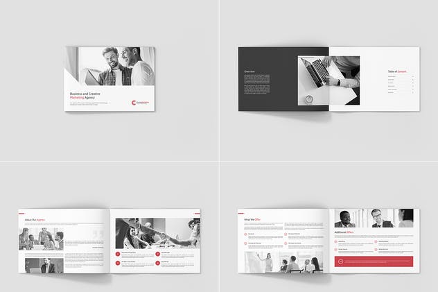 企业市场营销企划画册设计模板套装 Business Marketing – Company Profile Bundle 3 in 1插图(4)