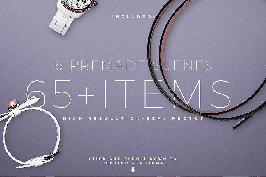 时尚女性巨无霸&场景样机 Fancy Scene Creator插图(4)