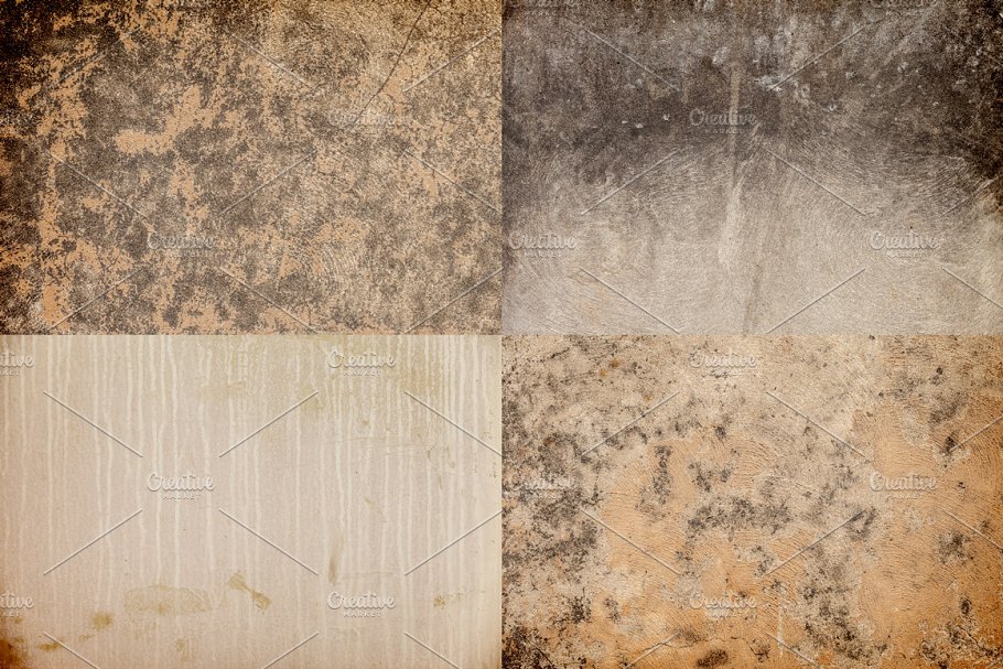 真实残旧风格材质纹理 Grunge Textures Pack 2插图(1)