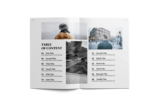 时尚高端多用途的杂志画册设计模板 Blanc Magazine插图(1)