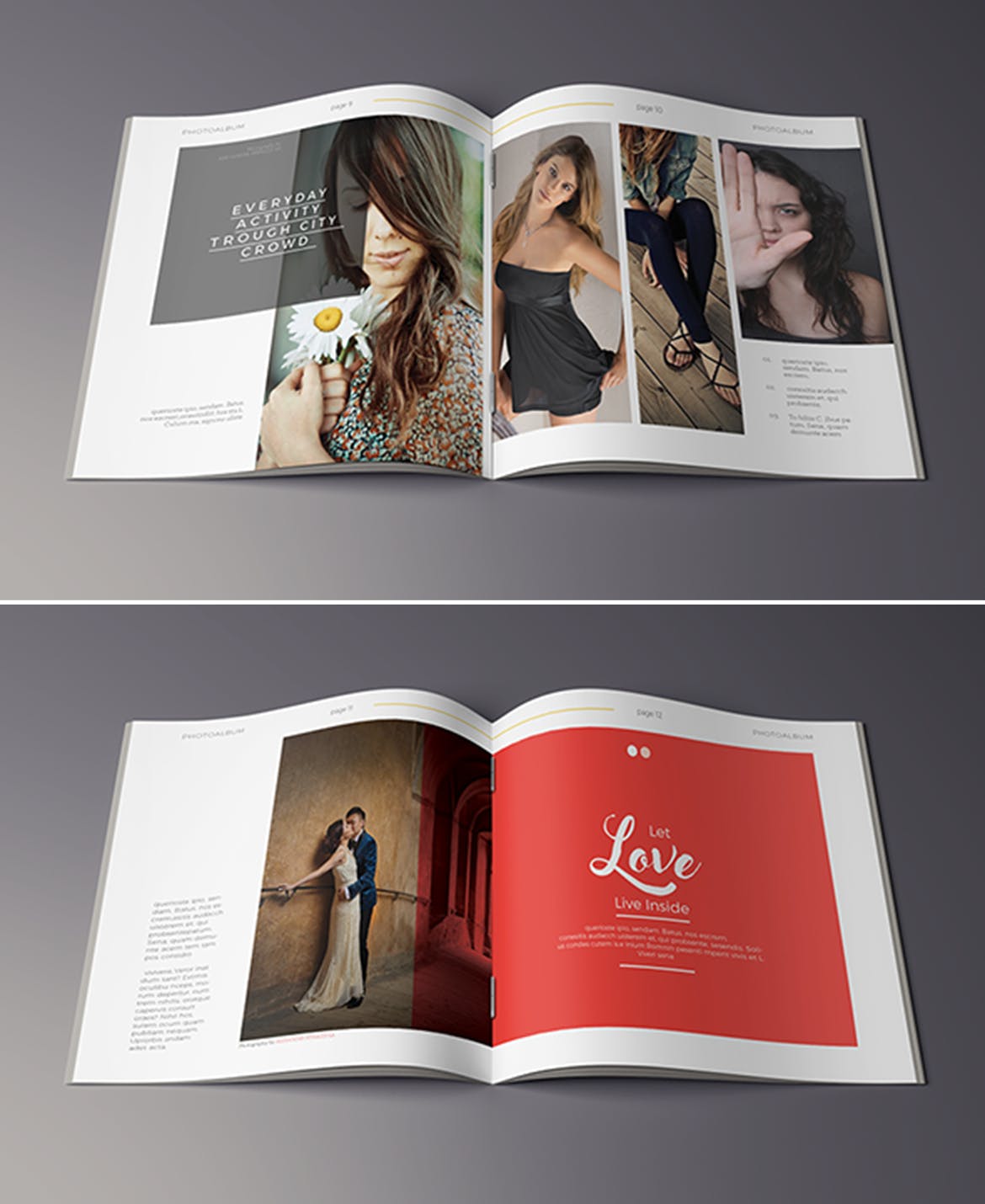 高端摄影作品集画册设计模板 Photography Album插图(4)