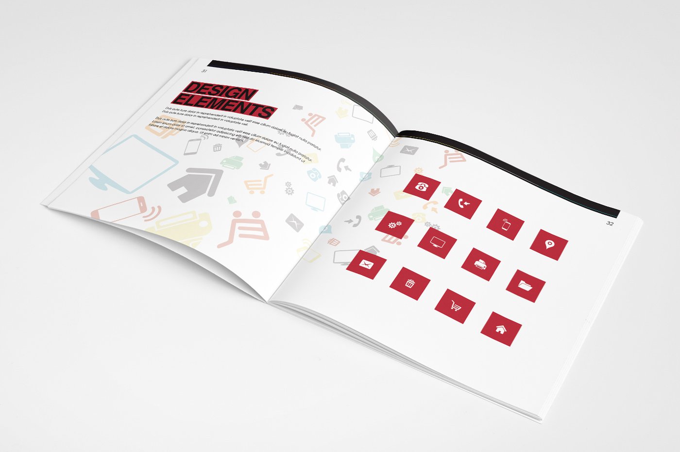 一套颜色丰富的品牌画册模板下载[indd]插图(2)