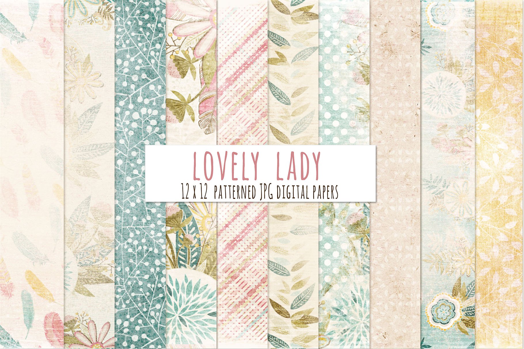 粉色褴褛别致的纹理背景 Pink Shabby Chic Textured Background插图(3)