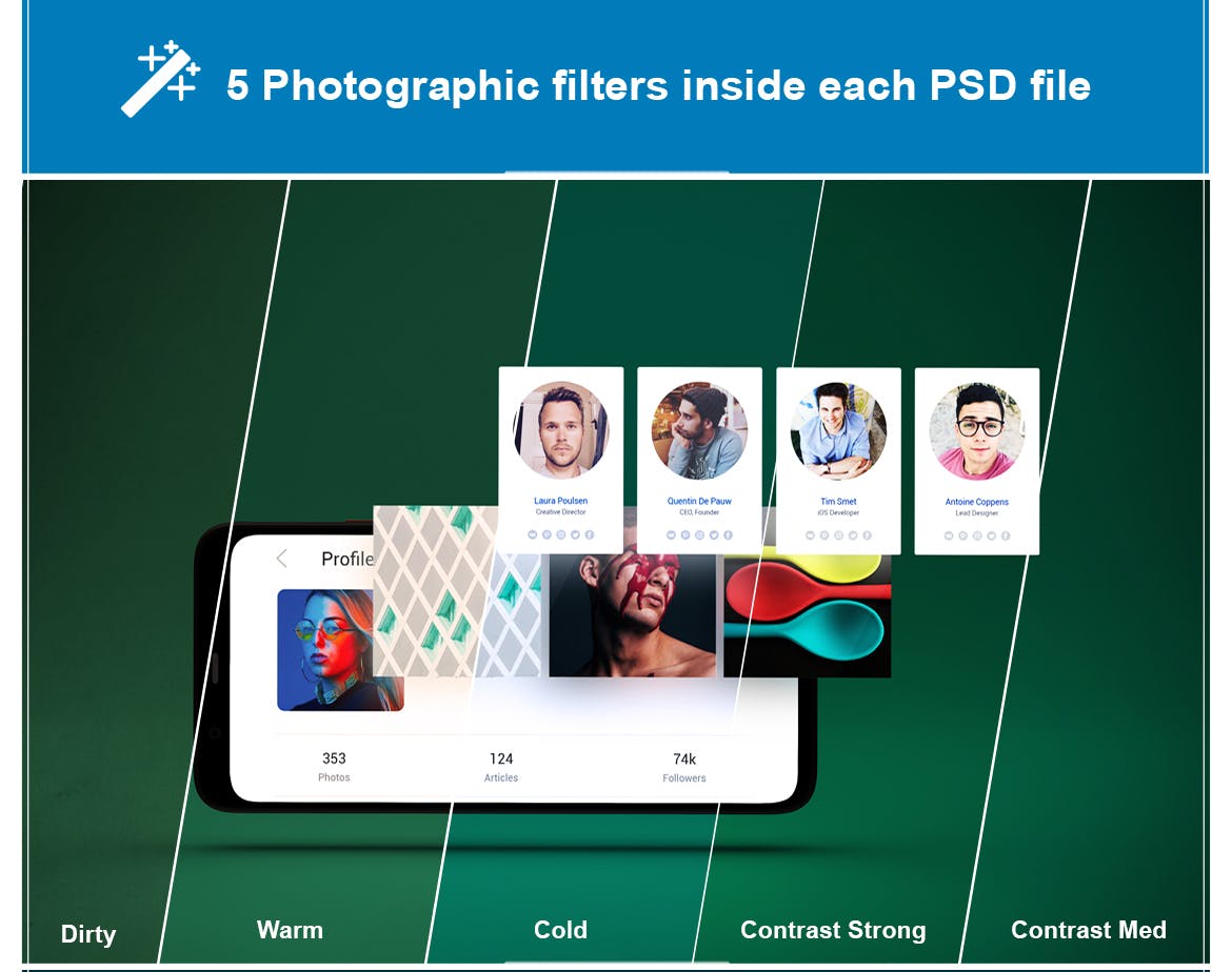 谷歌Pixel 4手机屏幕预览效果图素材库精选样机v2 Pixel 4 Mockup V.2插图(1)