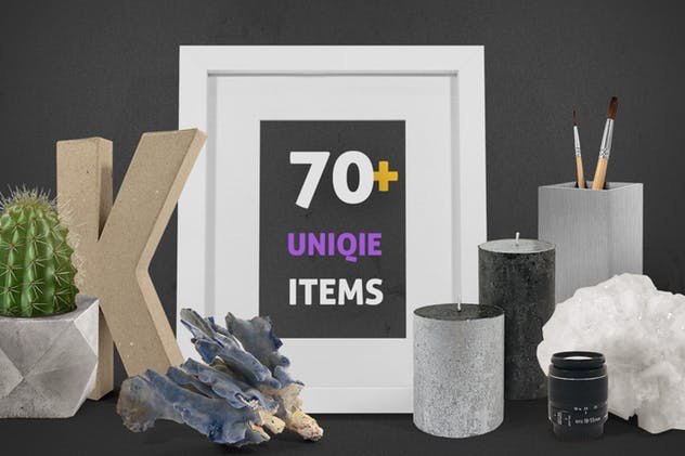 油画艺术品装裱画框样机模板 Framework Scene Creator插图(2)