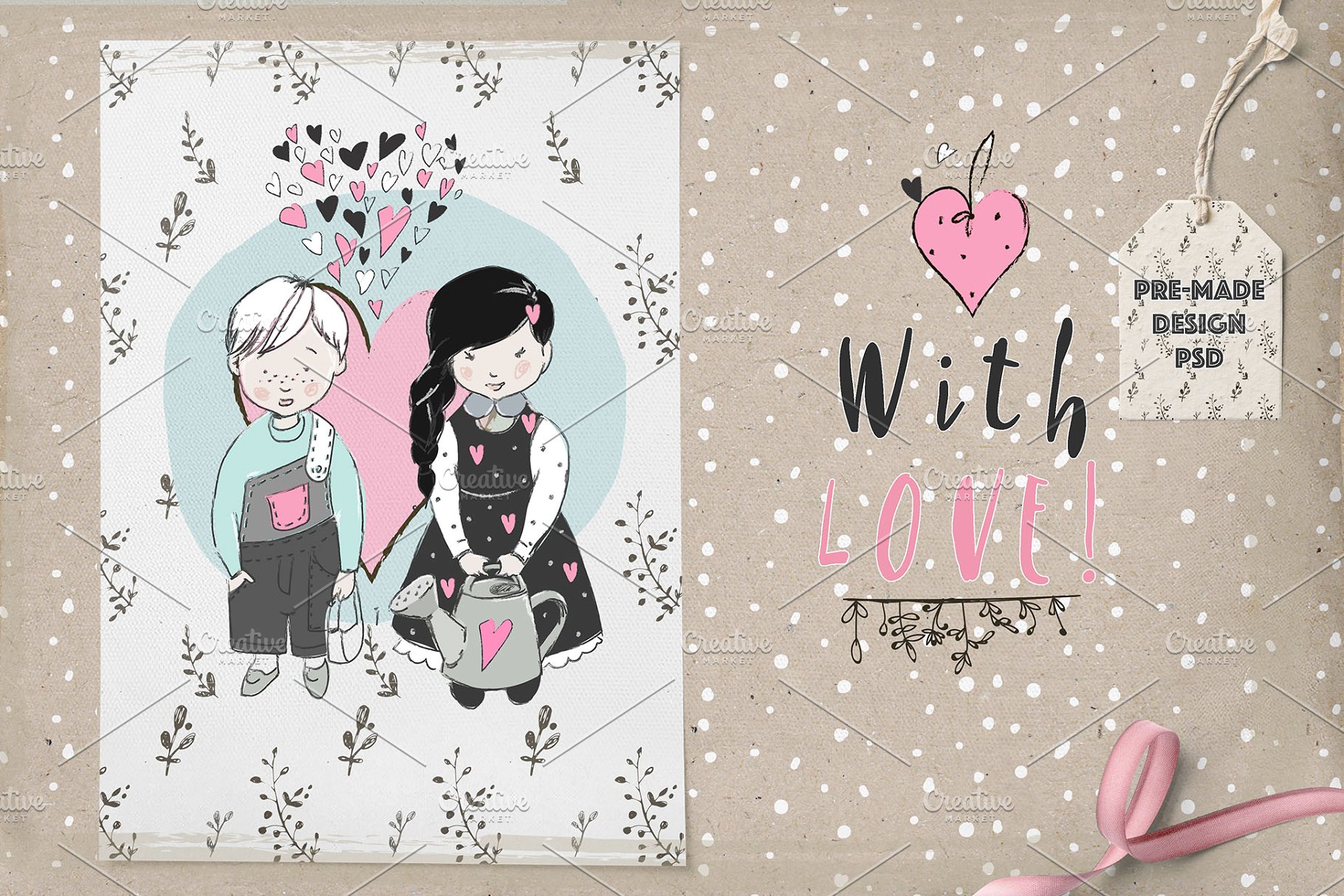 温馨的农场手绘设计元素合集[2.97GB] LOVE IN THE FARMHOUSE插图(6)