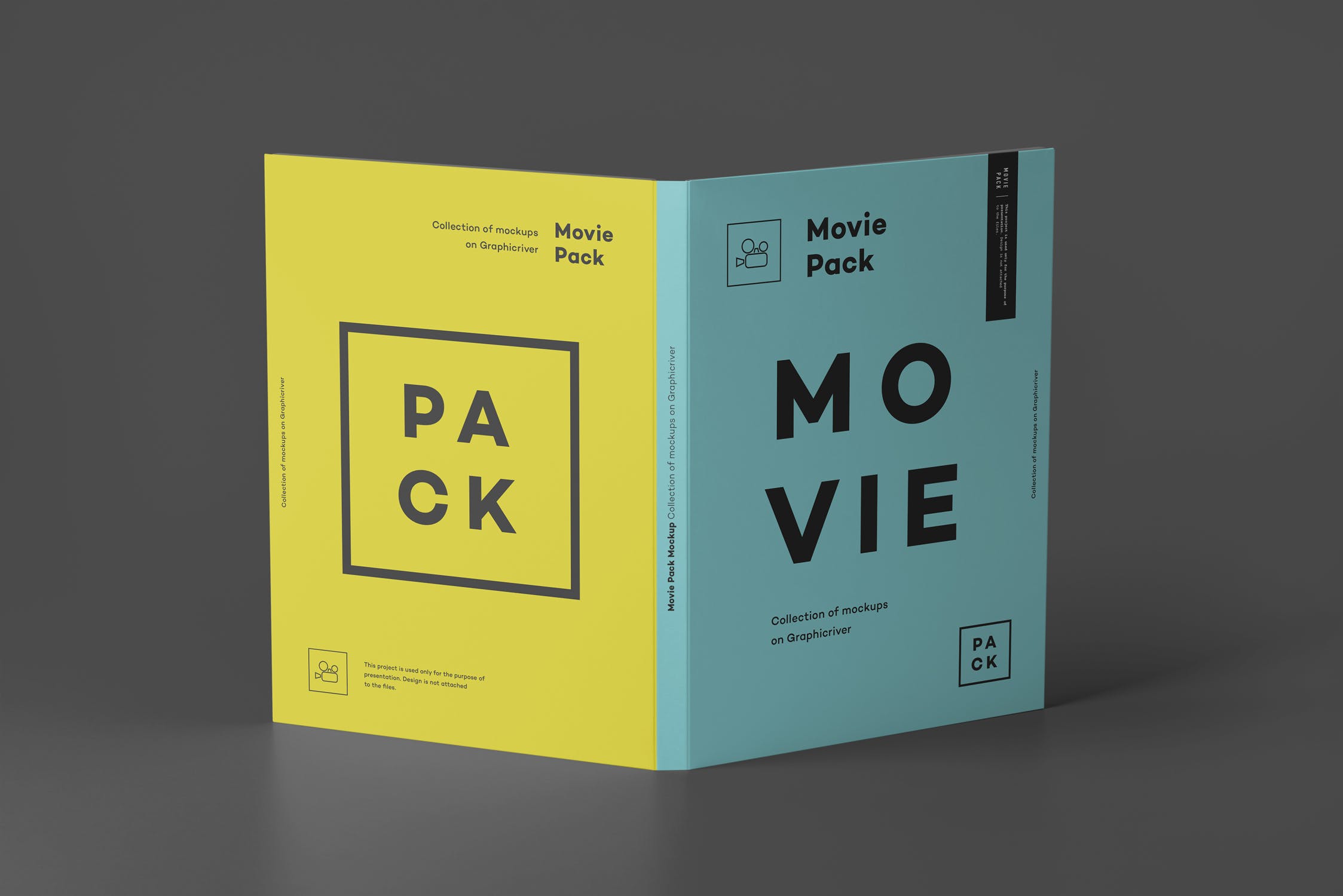 电影DVD包装盒外观设计样机3 Movie Pack Mock-up 3插图(8)