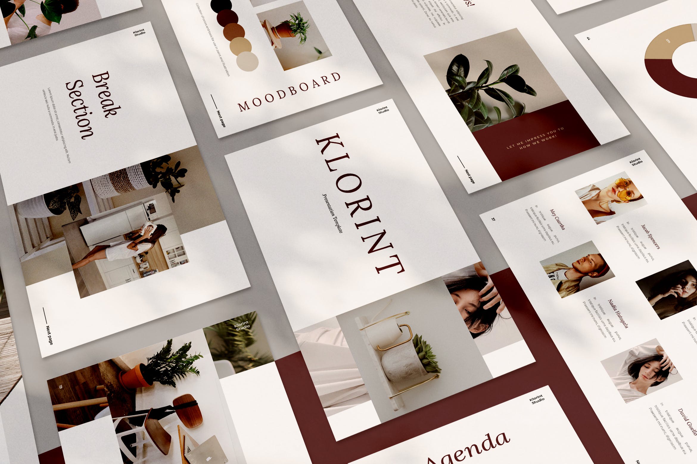 简约时尚风产品发布/项目融资PPT幻灯片模板 Klorint Powerpoint插图