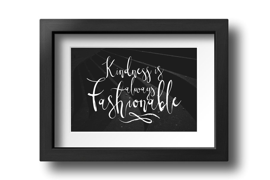 13款手写英文字体合集&Logo模板、矢量插画 Wonderland Fonts Pack & Branding Kit插图(86)